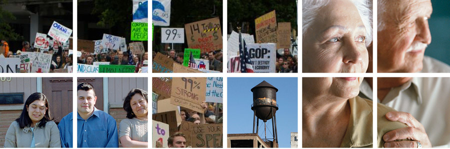 Collage of American communities